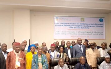 Atelier national des acteurs pour l’élaboration de la stratégie de réduction et de gestion des risques d’inondations et de sécheresse dans le bassin de la Volta à Bamako.