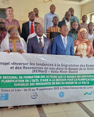 Lomé la capitale de la république du Togo se tient l’atelier sur le renforcement des capacités sur l’utilisation de l’Outil d’Aide à la Décision (OAD) du projet REWarD-Volta River